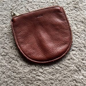 Baggu leather pouch